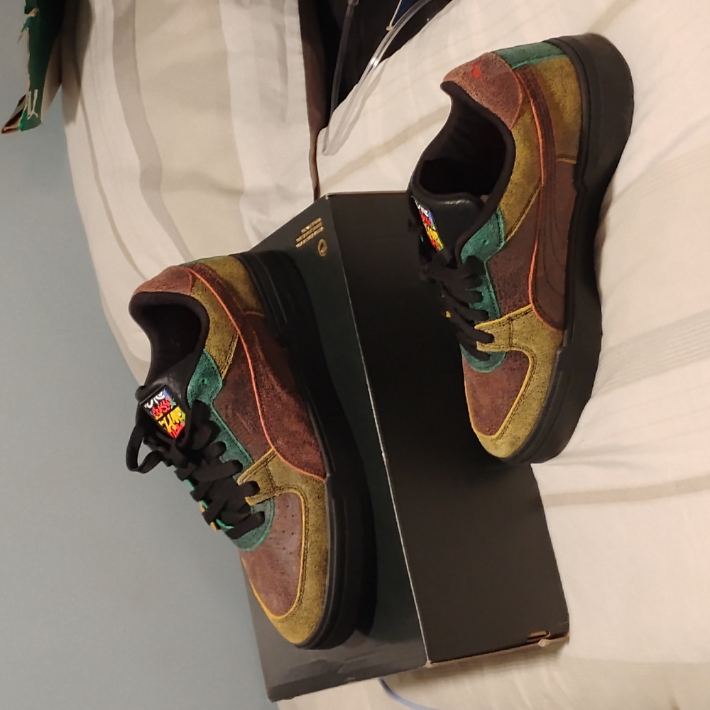Multicolor Suede Men's Sneakers